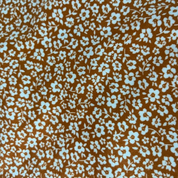 NWT Summertime Lover Rust Orange Floral Print Tie-Front Bodysuit - Picture 8 of 8